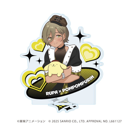 『ガールズバンドクライ×サンリオキャラクターズ』アクリルスタンド05/ルパ×ポムポムプリン(コラボイラスト)